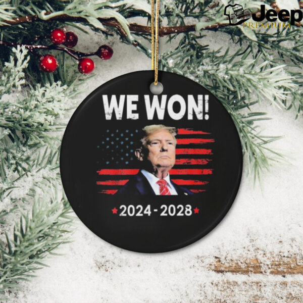 Congratulation Donald Trump We Won 2024 2028 Vintage t shirt