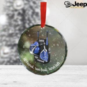 Custom Baseball Glass Ornament, Unique Sports Fan Holiday Decor for Christmas Tree, Special Gift Idea for Baseball Players & Enthusiasts