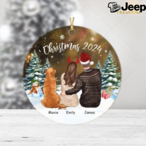 Personalized Cartoon Family Name Ornament 2024, Custom Family Keepsake Ornament, Custom Cartoon Family Ornament with Name, Christmas Gifts