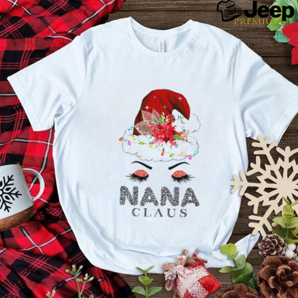 Cute Nana Claus Retro Santa Claus Happy Merry Christmas T Shirt