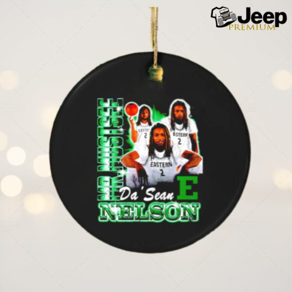 Da’Sean Nelson Eastern Michigan Eagles cartoon ornament