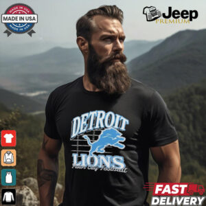 Detroit Lions Motor City Football Gridiron T Shirts