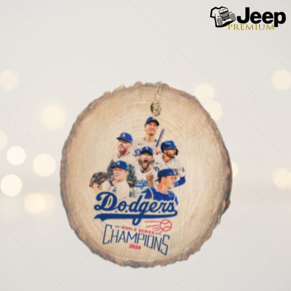 Dodgers World Series 2024 Christmas Ornament, Dodgers Championship, Dodgers Gift, LA baseball Champs