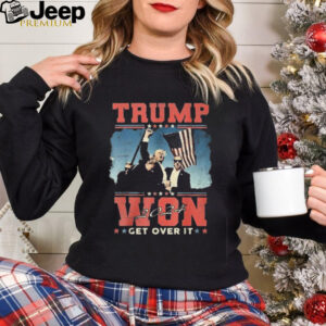 Donald Trump Won 2024 Get Over It Vintage Retro Trump Shot t shirt