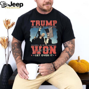 Donald Trump Won 2024 Get Over It Vintage Retro Trump Shot t shirt