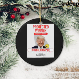 Donald Trump winner President Georgia Nov 5 2024 NBC News projects Poster t shirt