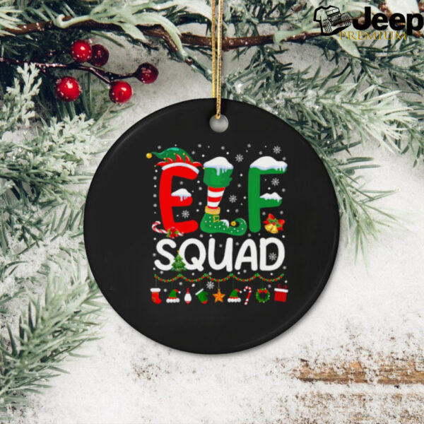 Elf Squad Christmas Family Matching Pajamas Kids Funny Xmas T Shirt