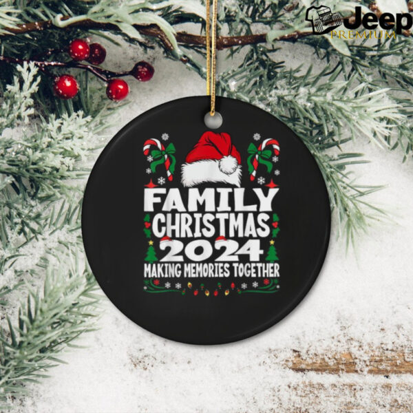 Family Christmas 2024 making memories together T shirt