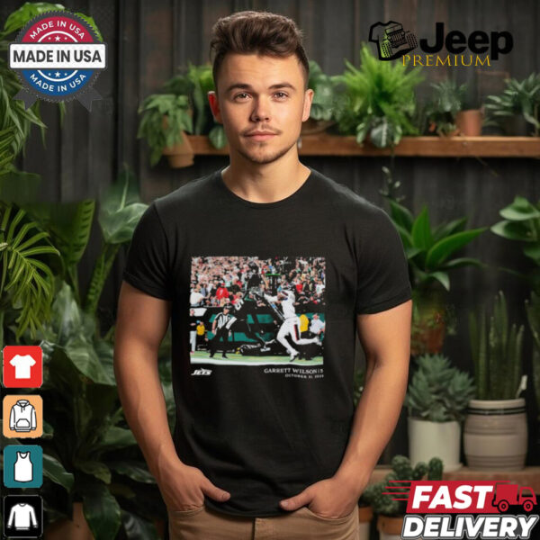 Garrett Wilson New York Jets 5 October 31 2024 NFL Flash Features Week 9 T Shirt