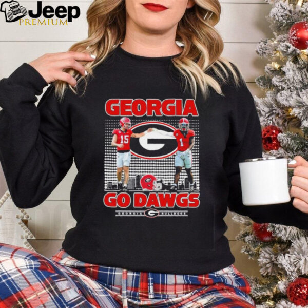 Georgia Bulldogs Go Dawgs Carson Beck And Trevor Etienne Shirt