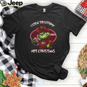 Georgia Bulldogs I Steal Touchdown Not Christmas Grinch 2024 Shirt