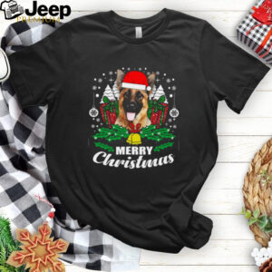 German Shepherd Merry Christmas Dog Lover Gift German Shepherd T Shirt