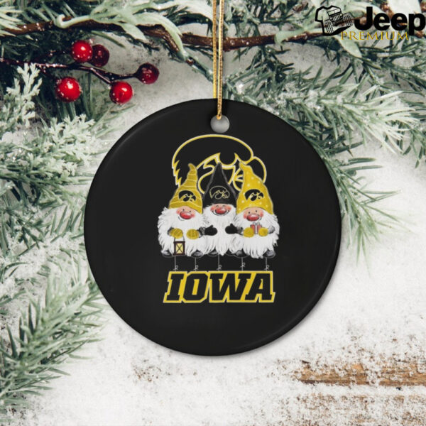 Gnomes Iowa Hawkeyes Merry Christmas 2024 Shirt