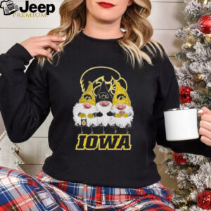 Gnomes Iowa Hawkeyes Merry Christmas 2024 Shirt