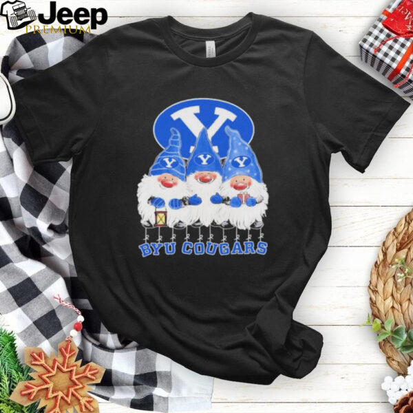 Gnomes X Byu Cougars Merry Christmas Shirt