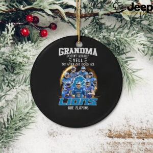 Grandma Doesn’t Usually Yell But When She Does Her Detroit Lions Are Playing T Shirt