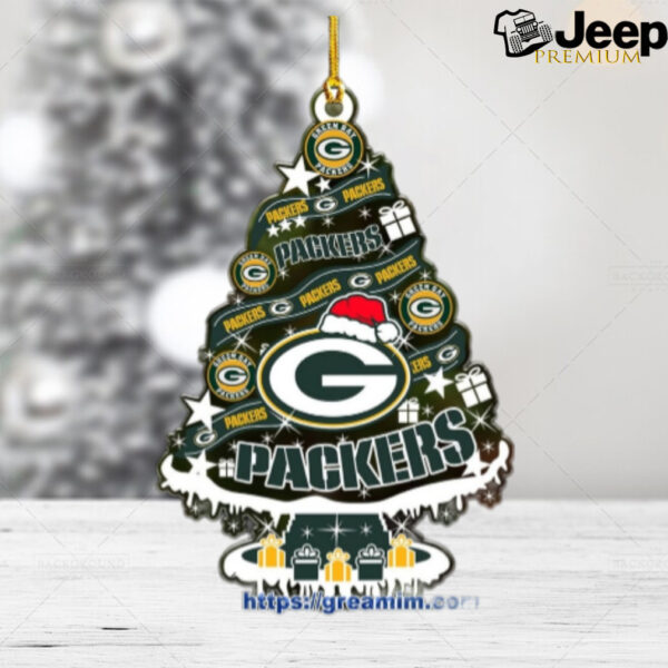 Green Bay Packers Christmas Tree Acrylic Ornament