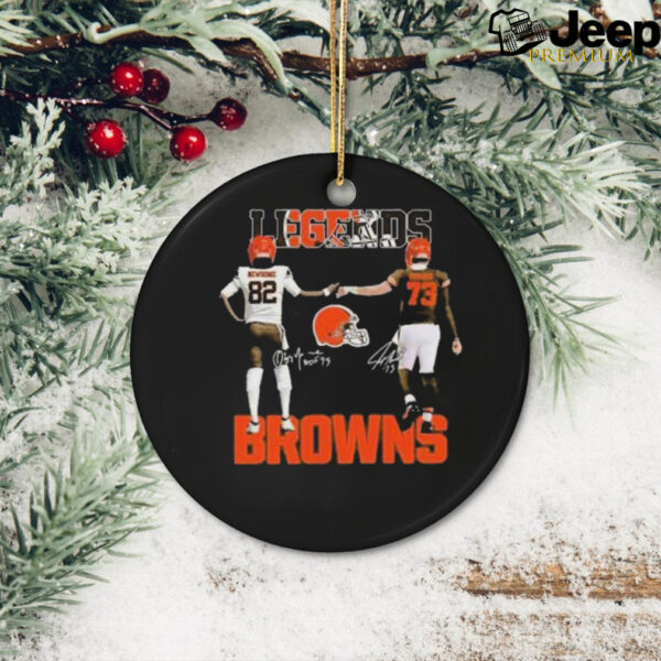 Greg Newsome II And Joe Thomas Legends Cleveland Browns T Shirt