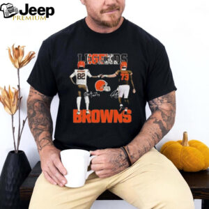 Greg Newsome II And Joe Thomas Legends Cleveland Browns T Shirt