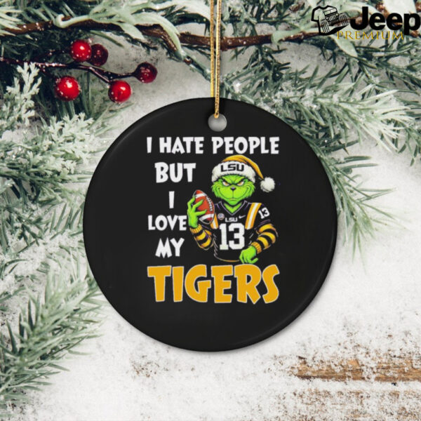 Grinch X Lsu Tigers I Hate People But I Love My Tigers Shirt