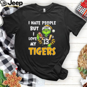 Grinch X Lsu Tigers I Hate People But I Love My Tigers Shirt