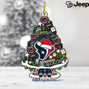 Houston Texans Christmas Tree Acrylic Ornament