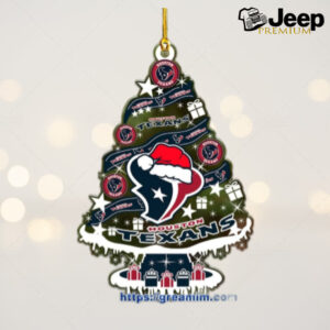 Houston Texans Christmas Tree Acrylic Ornament