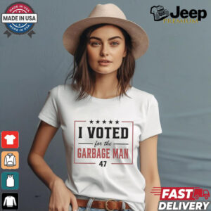 I Voted For The Garbage Man 47 Shirt