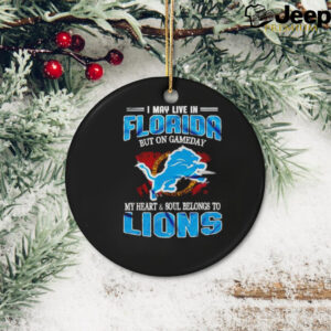 I may live in Florida but on gameday my heart and soul belongs to Lions shirt