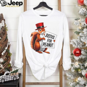 Justice For Peanut The Squirrel Peanut Squirrel Men's Back Print T Shirt