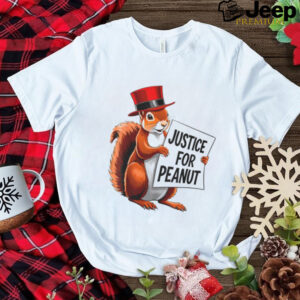 Justice For Peanut The Squirrel Peanut Squirrel Men's Back Print T Shirt