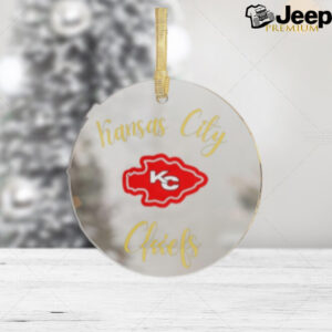 Kansas City Chiefs Christmas Ornament, KC Chiefs Football Ornament, Chiefs Christmas Gift, Chiefs Christmas Tree Ornament, Acrylic Ornaments