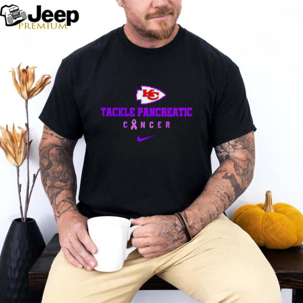 Kansas City Chiefs Tackle Pancreatic Cancer Go Fight Win shirt