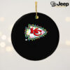 Atlanta Falcons lights Holiday Christmas 2024 logo ornament