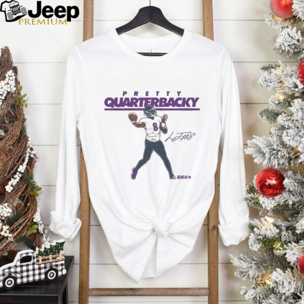 Lamar Jackson Pretty Quarterbacky Baltimore Ravens T Shirts