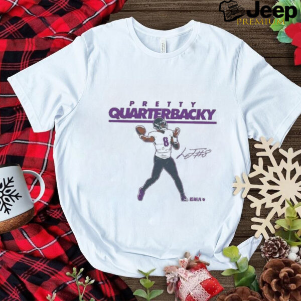 Lamar Jackson Pretty Quarterbacky Baltimore Ravens T Shirts