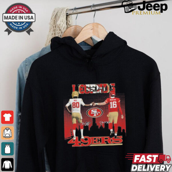 Legends Rice And Montana 49ers Shirt