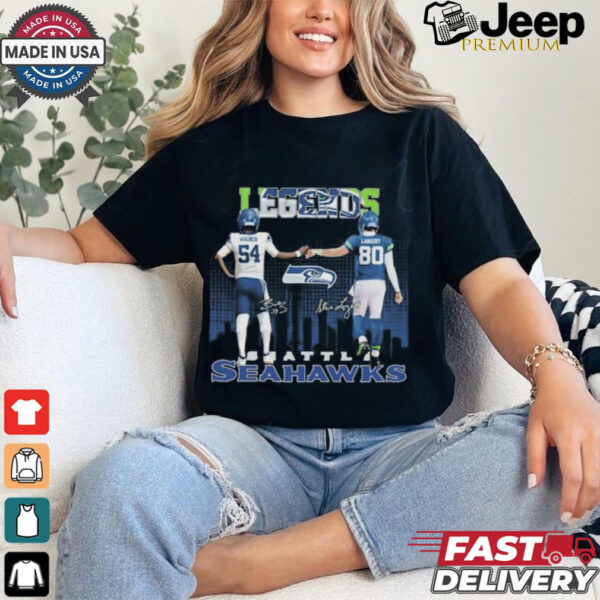 Legends Wagner And Largent Seattle Seahawks Shirt