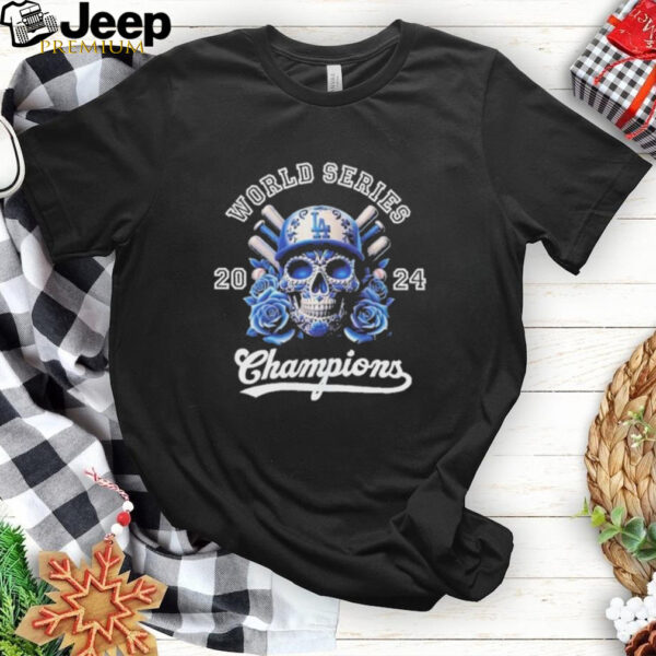 Los Angeles Dodgers Skull World Series Champions 2024 Shirt