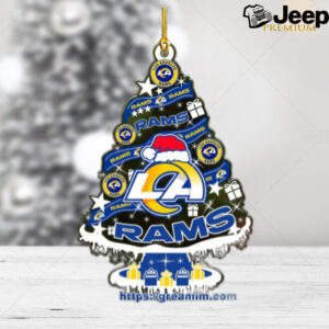 Los Angeles Rams Christmas Tree Acrylic Ornament