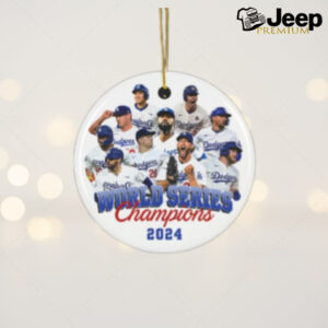 Los Angeles World Series Champions 2024 Baseball Ornaments for Christmas Tree Los Angeles Baseball World Series