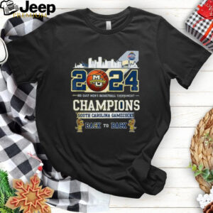 Marquette Golden Eagles 2024 Big East Men’s Basketball Tournament Champions South Carolina Gamecocks Back To Back Shirt