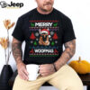 German Shepherd Merry Christmas Lights Santa Hat German Shepherd T Shirt