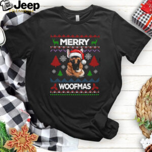 Merry Woofmas Christmas German Shepherd Lover German Shepherd T Shirt