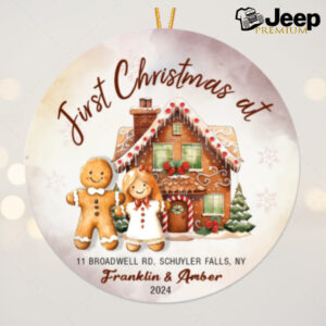 New Home, New Memories – 2024 First Christmas in Our New Home Ornament