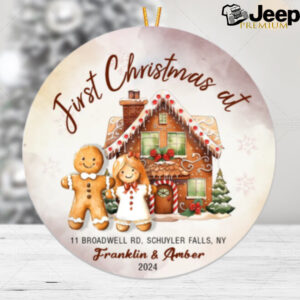 New Home, New Memories – 2024 First Christmas in Our New Home Ornament