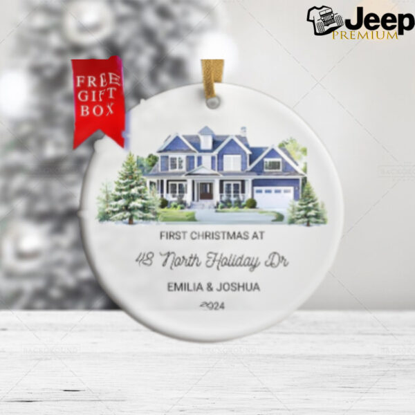 New Home Ornament Watercolor Photo Ornament New Home Christmas Ornament Gift New house ornament Christmas Ornament New House Christmas Gift