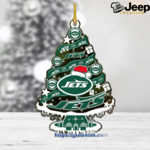 New York Jets Christmas Tree Acrylic Ornament