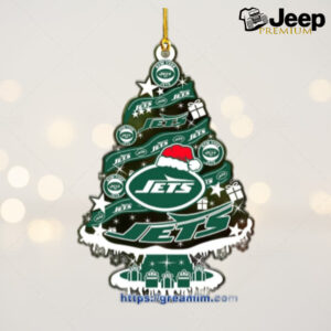 New York Jets Christmas Tree Acrylic Ornament