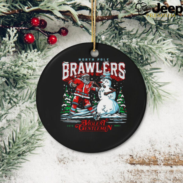 North Pole Brawlers Violent Gentlemen Christmas 2024 Shirt